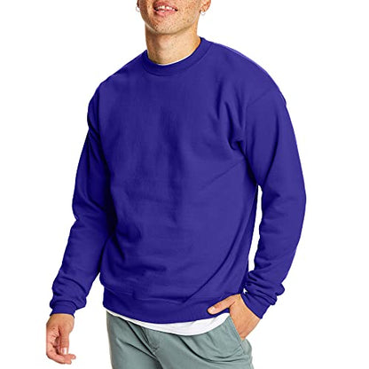 Hanes Herre Sweatshirt EcoSmart Fleece Crewneck AMZ9