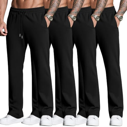 Neer Herre Sweatpants Baggy Letvægt 4-Pak DG-Neer-12674