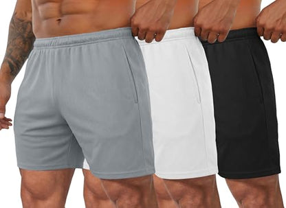 COOFANDY Herre Træningsshorts Mesh Athletic Letvægt