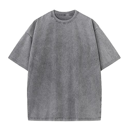 Herre T-shirt Oversized Bomuld Casual Kortærmet