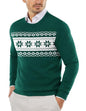COOFANDY Herre Striktrøje Crew Neck Langærmet Slim Fit
