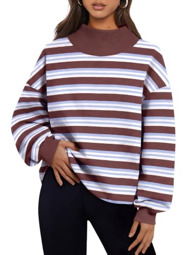 Trendy Queen Mock Neck Sweatshirt til Kvinder