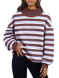 Trendy Queen Mock Neck Sweatshirt til Kvinder