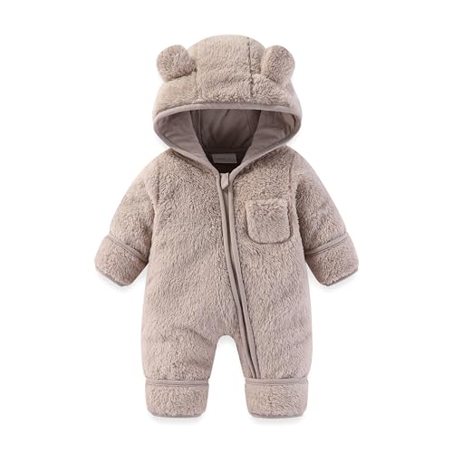 Unisex Baby Flyverdragt Vinter Fleece F1727
