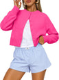 Trendy Queen Cropped Cardigan Trøje til Kvinder Trd688