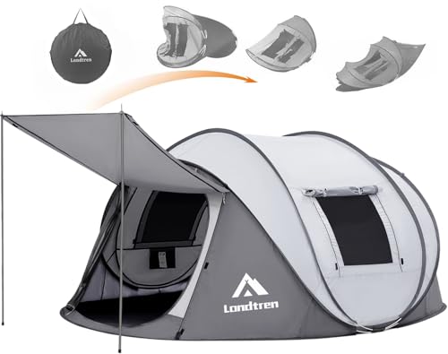 Londtren Pop-up Camping Telt 4 Personer GETIEN-Y-0307-41