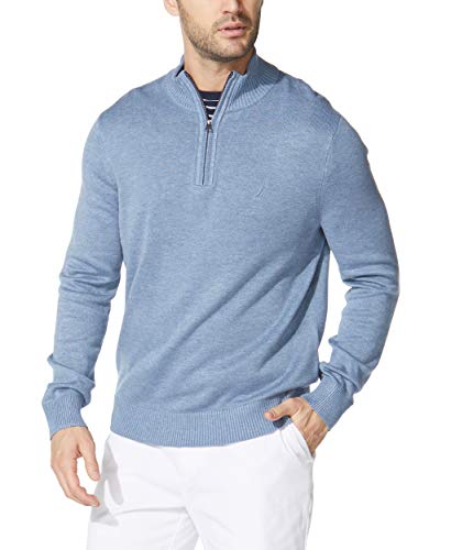 Nautica Herre Striktrøje Quarter-Zip Langærmet S01803