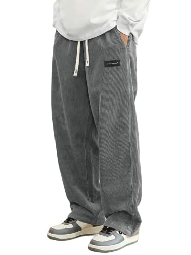 Hidkat Herre Fløjlsbukser Afslappede Sweatpants K1166