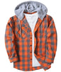 ZITY Herre Skjorte Flannel Hoodie Casual Langærmet