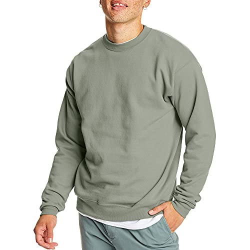Hanes Herre Sweatshirt EcoSmart Fleece Crewneck AMZ9