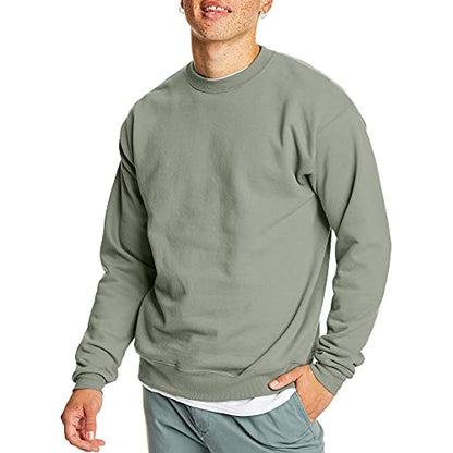 Hanes Herre Sweatshirt EcoSmart Fleece Crewneck AMZ9