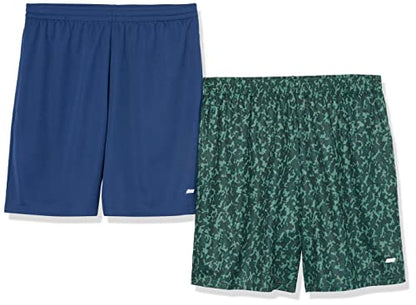 Amazon Essentials Herre Træningsshorts Basketball Loose-Fit 2-Pak 13215