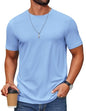 COOFANDY Herre T-Shirt Crew Neck Kortærmet Cxj010453