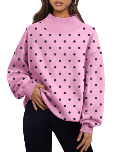 Trendy Queen Mock Neck Sweatshirt til Kvinder