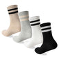 YUWELL Stribede Crew Strømper til Kvinder XZ-SOCKS