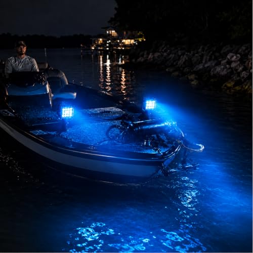 Shangyuan Marine LED Bådprojektører 12V-24V 2 Stk. 18W
