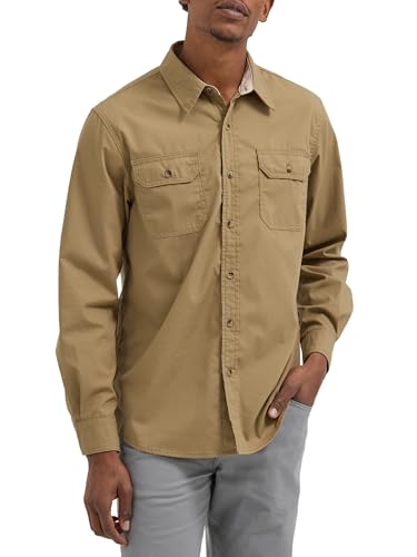 Wrangler Authentics Herre Skjorte Classic Vævet Langærmet ZHCLBG1