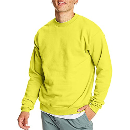 Hanes Herre Sweatshirt EcoSmart Fleece Crewneck AMZ9
