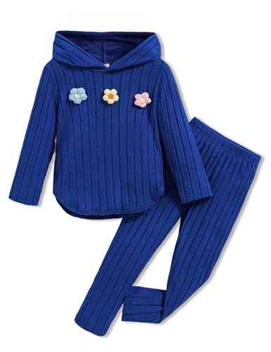 Pige Tøjsæt Hættetrøje Sweatshirt Leggings Efterår Vinter