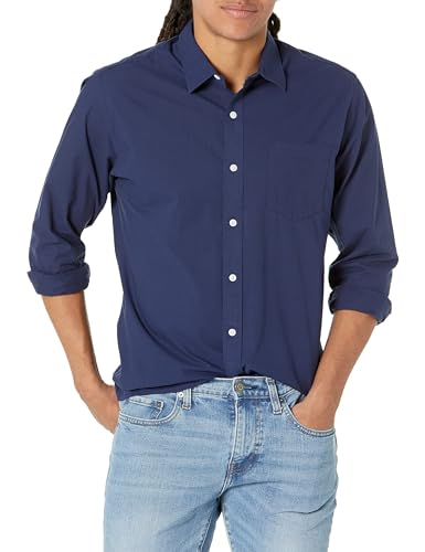 Amazon Essentials Herre Skjorte Poplin Langærmet MAE30015SP18