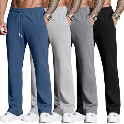 Neer Herre Sweatpants Baggy Letvægt 4-Pak DG-Neer-12674