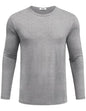 COOFANDY Herre T-shirt Langærmet Rund Hals Ztj010834*