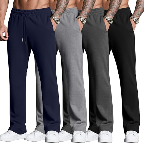 Neer Herre Sweatpants Baggy Letvægt 4-Pak DG-Neer-12674