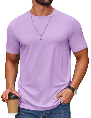 COOFANDY Herre T-Shirt Crew Neck Kortærmet Cxj010453