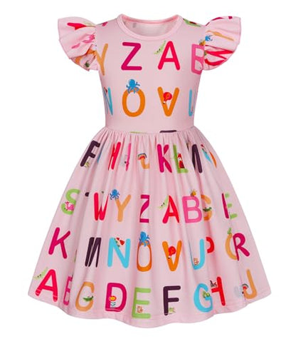 WonderBabe Piger Kjole A-Line Midi Casual
