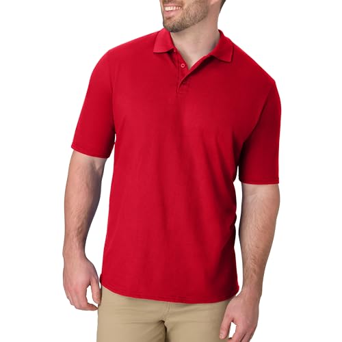 Hanes X-Temp Herre Polo T-shirt O055P