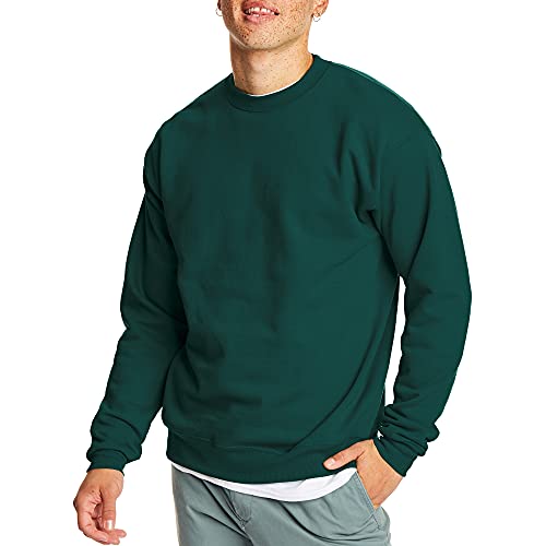 Hanes Herre Sweatshirt EcoSmart Fleece Crewneck AMZ9