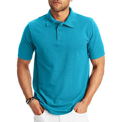 Hanes X-Temp Herre Polo T-shirt O055P
