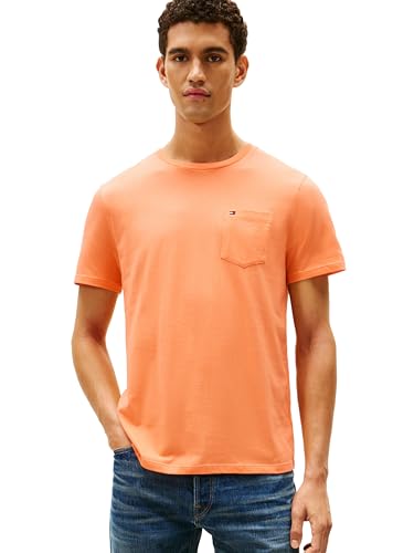Tommy Hilfiger Herre T-shirt Essential Bomuld Brystlomme Kortærmet