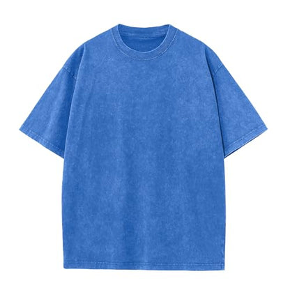 Herre T-shirt Oversized Bomuld Casual Kortærmet