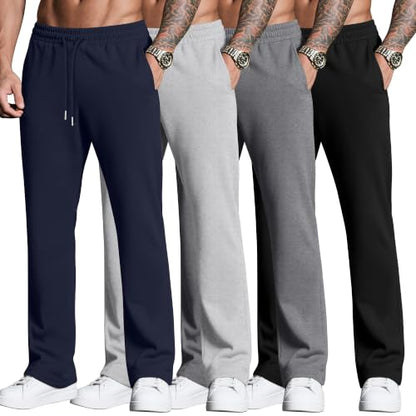 Neer Herre Sweatpants Baggy Letvægt 4-Pak DG-Neer-12674