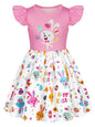 WonderBabe Piger Kjole A-Line Midi Casual