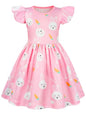 WonderBabe Piger Kjole A-Line Midi Casual