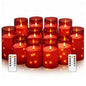 Flammefri LED Stearinlys med Timer og Lyskæde 5 Stk.