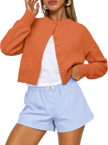 Trendy Queen Cropped Cardigan Trøje til Kvinder Trd688