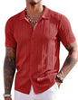 COOFANDY Herre Poloshirt Strikket Kortærmet Ztj009254