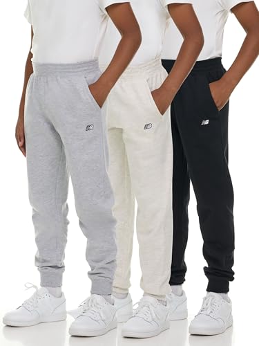 New Balance Drenge Joggingbukser Fleece 3-Pak