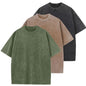 Herre T-shirt Oversized Bomuld Casual Kortærmet