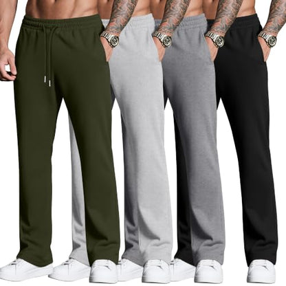 Neer Herre Sweatpants Baggy Letvægt 4-Pak DG-Neer-12674