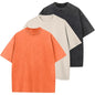 Herre T-shirt Oversized Bomuld Casual Kortærmet