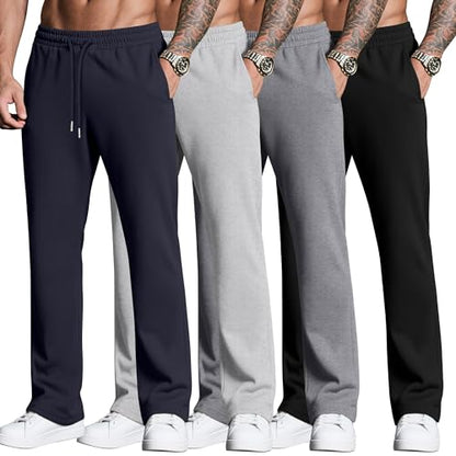 Neer Herre Sweatpants Baggy Letvægt 4-Pak DG-Neer-12674