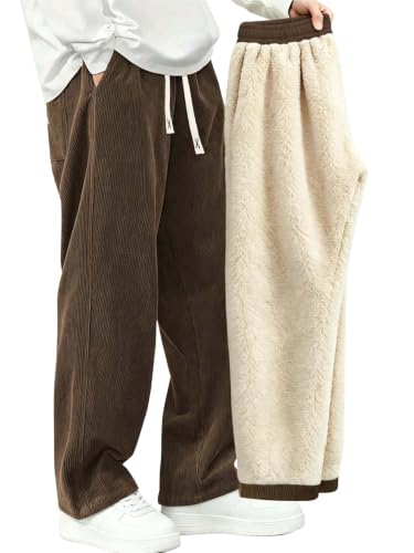 Hidkat Herre Fløjlsbukser Afslappede Sweatpants K1166