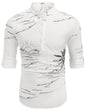 COOFANDY Herre Henley T-Shirt Langærmet Bomuld Hør ZSJ007181