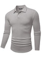 Herre Poloshirt Kortærmet Tekstureret Casual