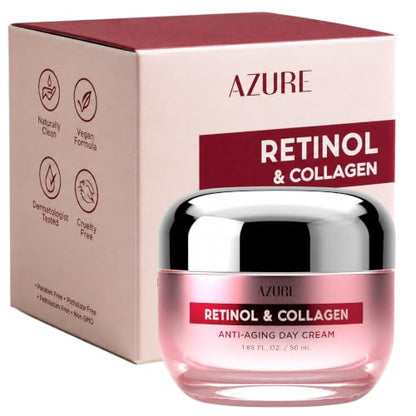Azure Cosmetics 24K Gold & Collagen Face Moisturizer Fugtighedscreme 50ml