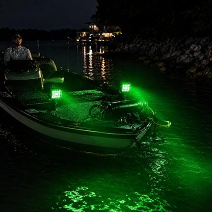 Shangyuan Marine LED Bådprojektører 12V-24V 2 Stk. 18W